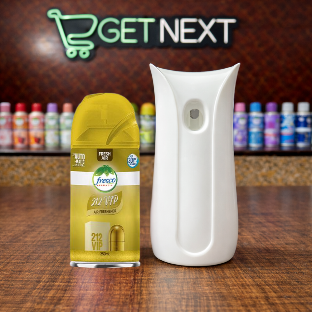 Fresco Smart Automatic Air Freshener Dispenser – Free Refill & Batteries
