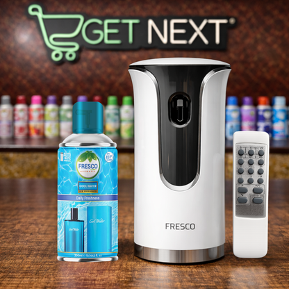 Fresco Premium Remote Control Automatic Air Freshener Dispenser with Free Air Freshener & Batteries