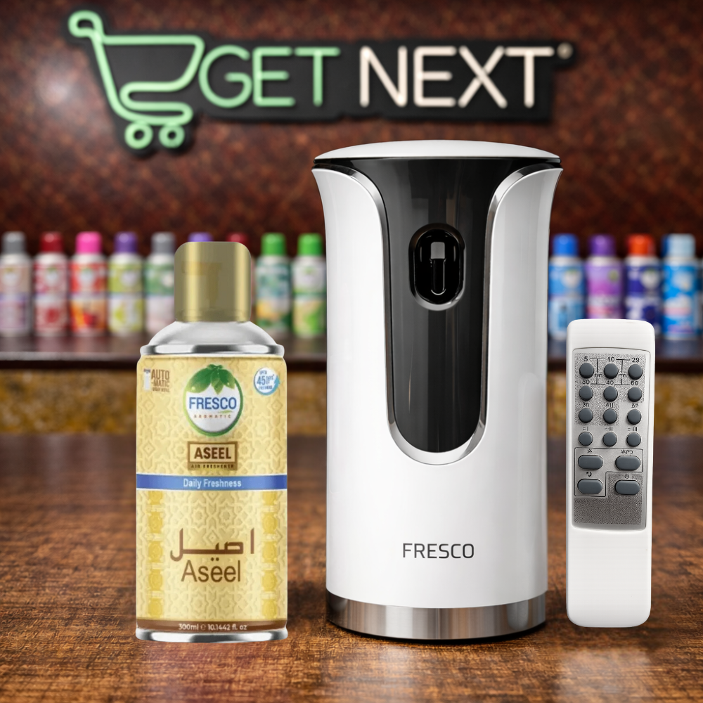 Fresco Premium Remote Control Automatic Air Freshener Dispenser with Free Air Freshener & Batteries