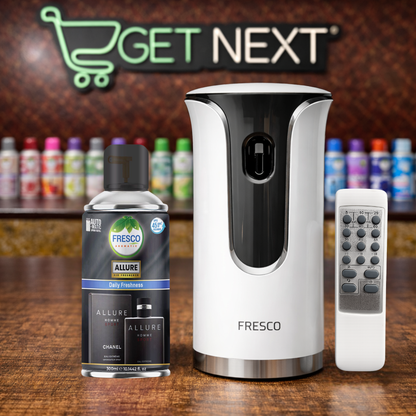 Fresco Premium Remote Control Automatic Air Freshener Dispenser with Free Air Freshener & Batteries