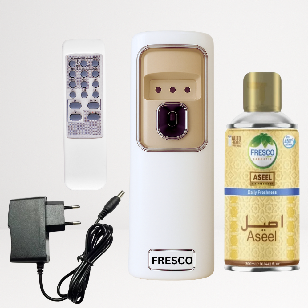 2 in 1 Automatic Remote Control Air Freshener Dispenser with Adopter plug and play