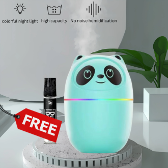 Cute Panda  USB Powered Humidifier Diffuser/Air Freshener With Free 5Ml Frigrance
