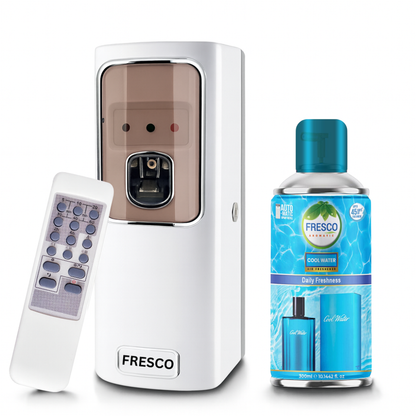 Fresco Remote Control  Air Freshener Dispenser with Free Fresco and Cells