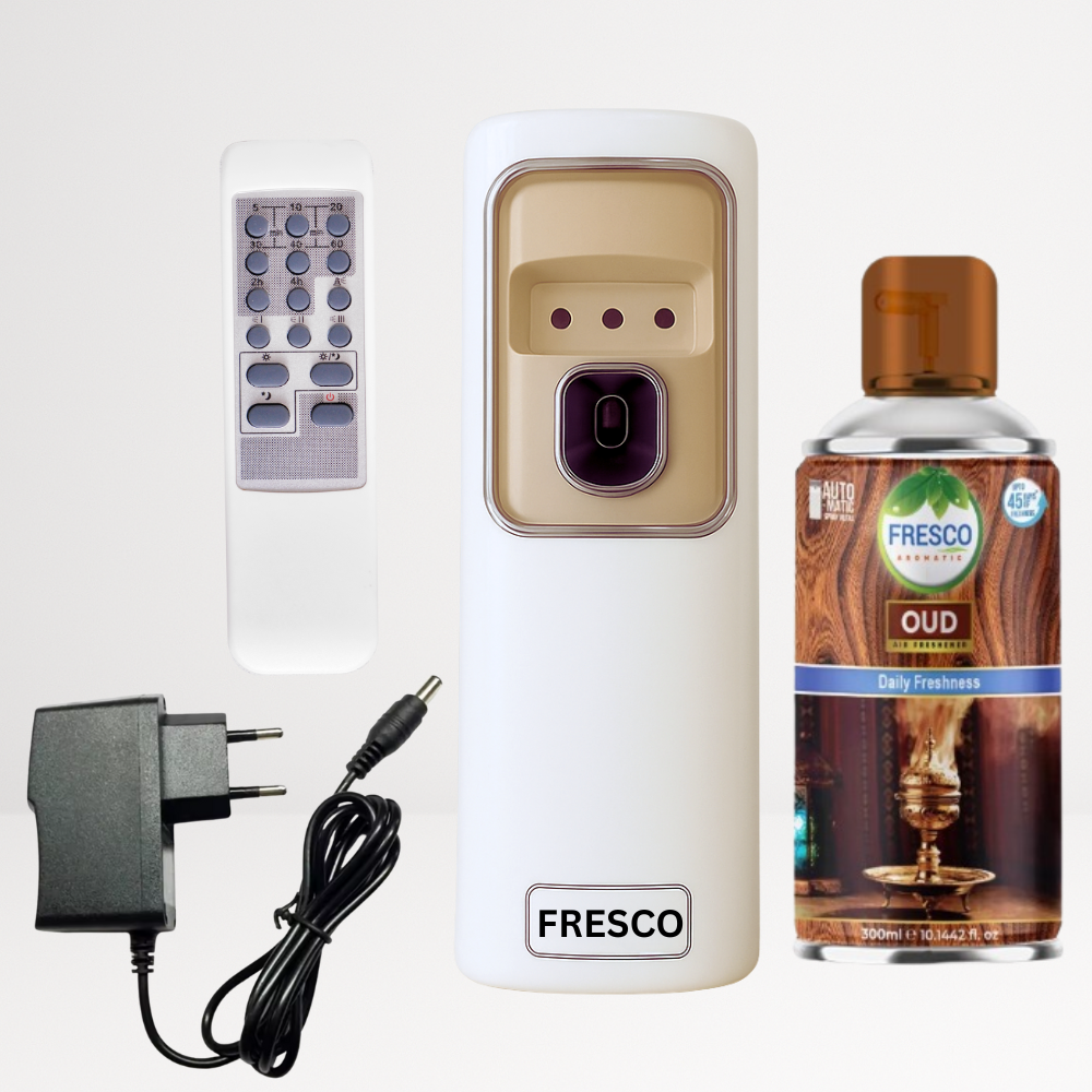 2 in 1 Automatic Remote Control Air Freshener Dispenser with Adopter plug and play