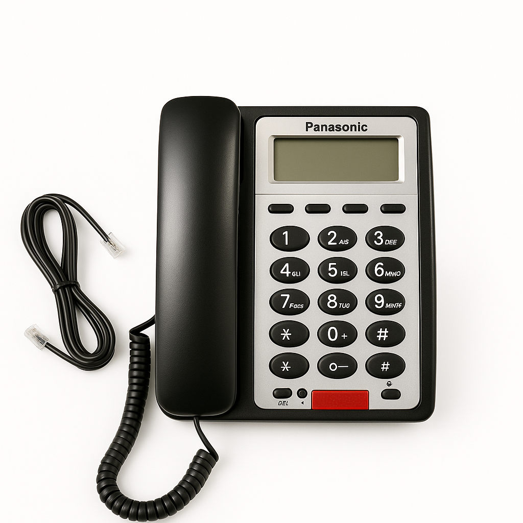 Panasonics kx-tsc945CID table uplift Telephone Set with Caller ID  Direct Plug & Play Phone High Quality