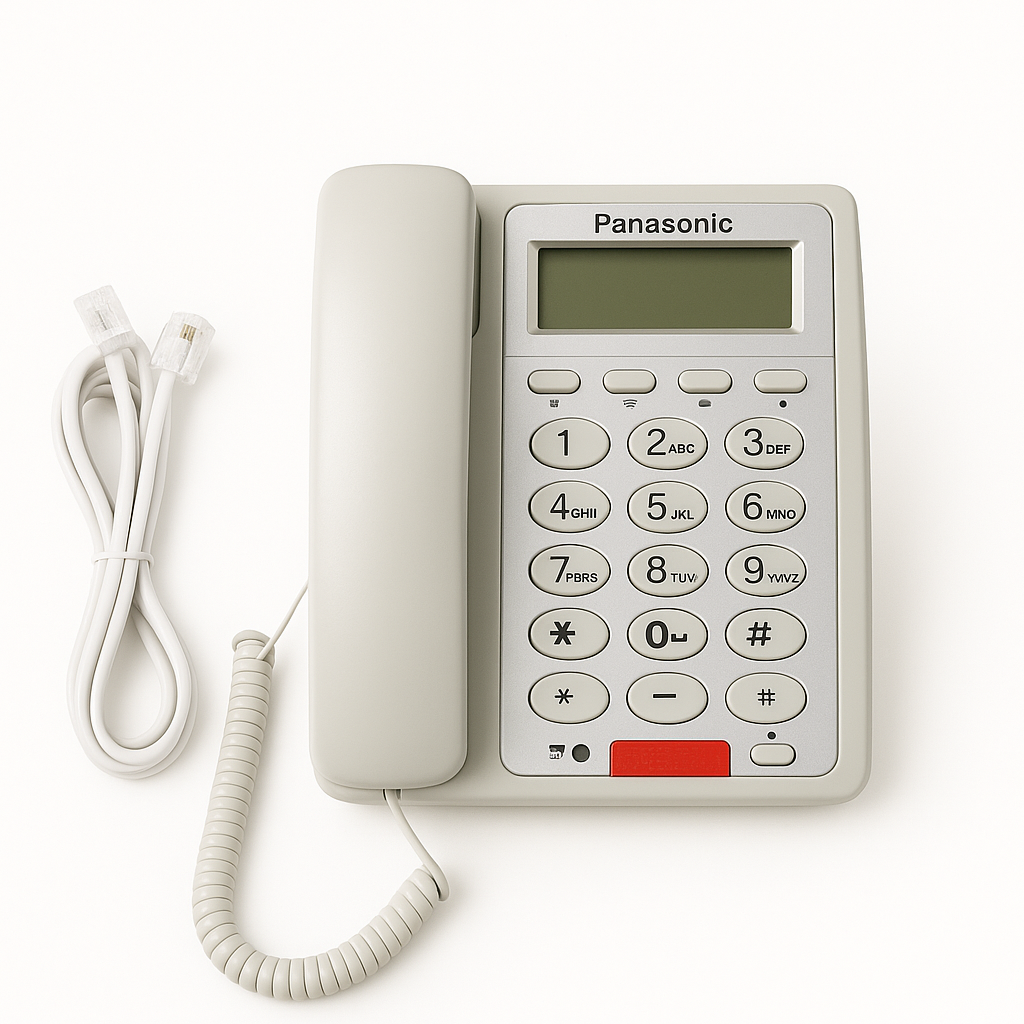 Panasonics kx-tsc945CID table uplift Telephone Set with Caller ID  Direct Plug & Play Phone High Quality