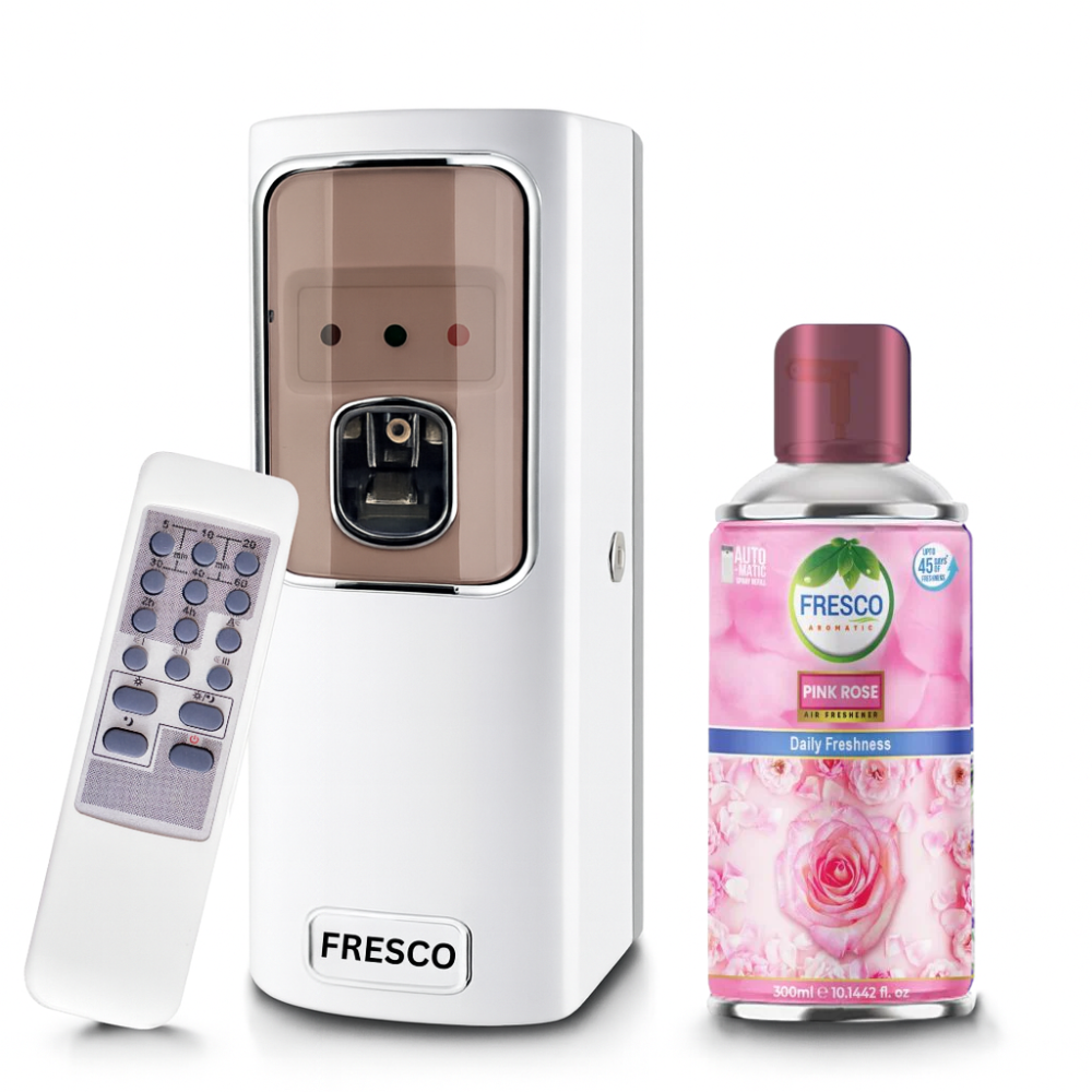 Remote Control  Air Freshener Dispenser with Free Fresco and Cells