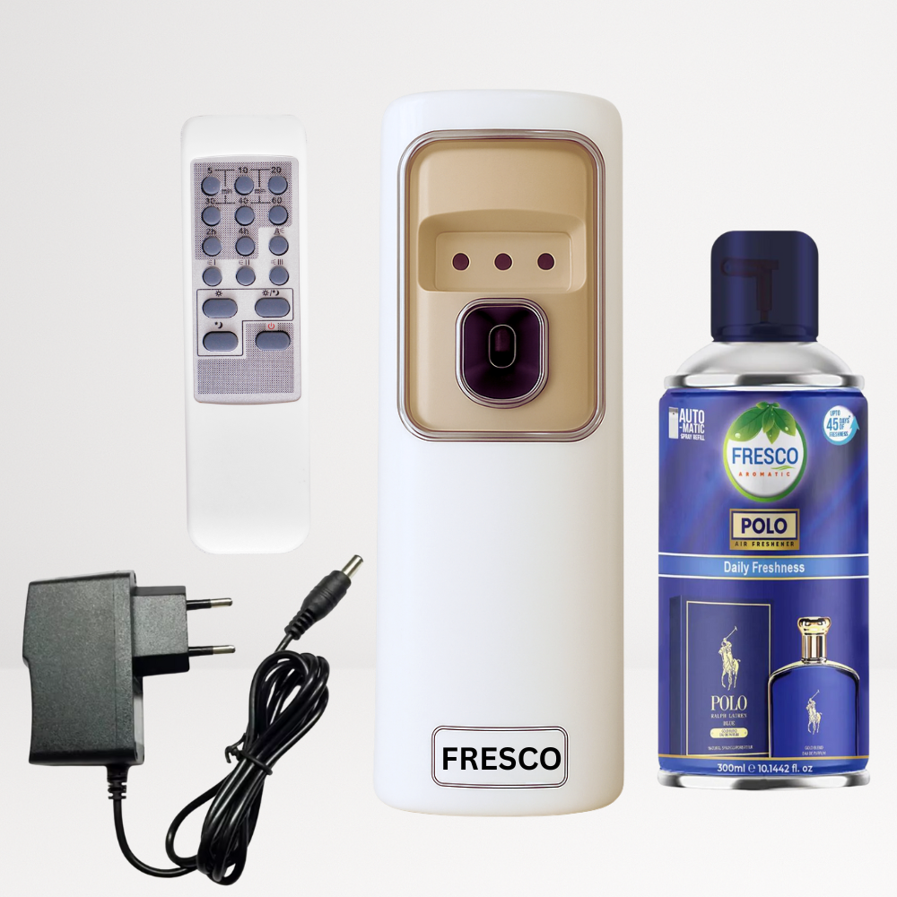 2 in 1 Automatic Remote Control Air Freshener Dispenser with Adopter plug and play