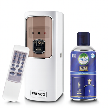 Fresco Remote Control  Air Freshener Dispenser with Free Fresco and Cells