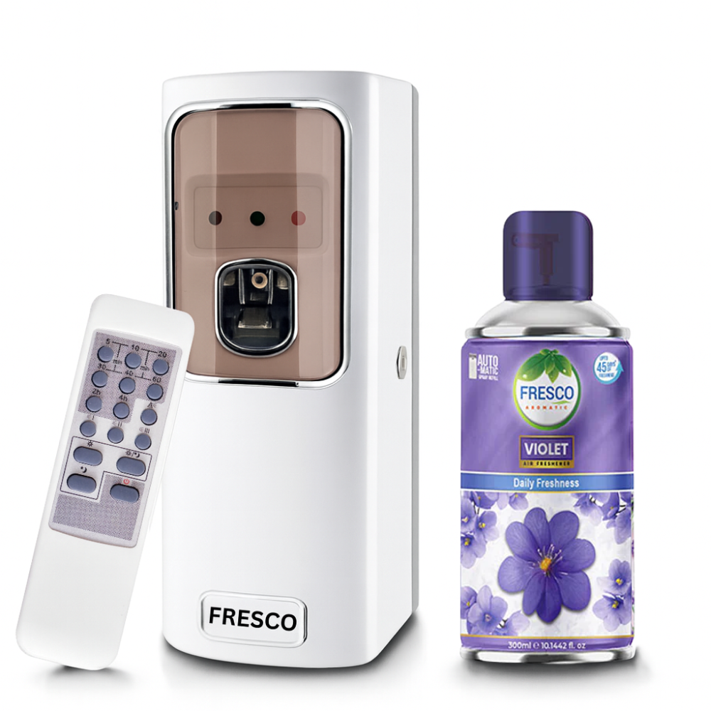 Remote Control  Air Freshener Dispenser with Free Fresco and Cells