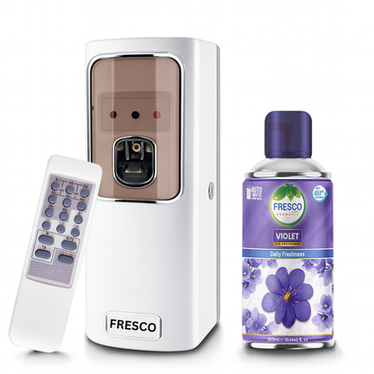 Fresco Remote Control  Air Freshener Dispenser with Free Fresco and Cells