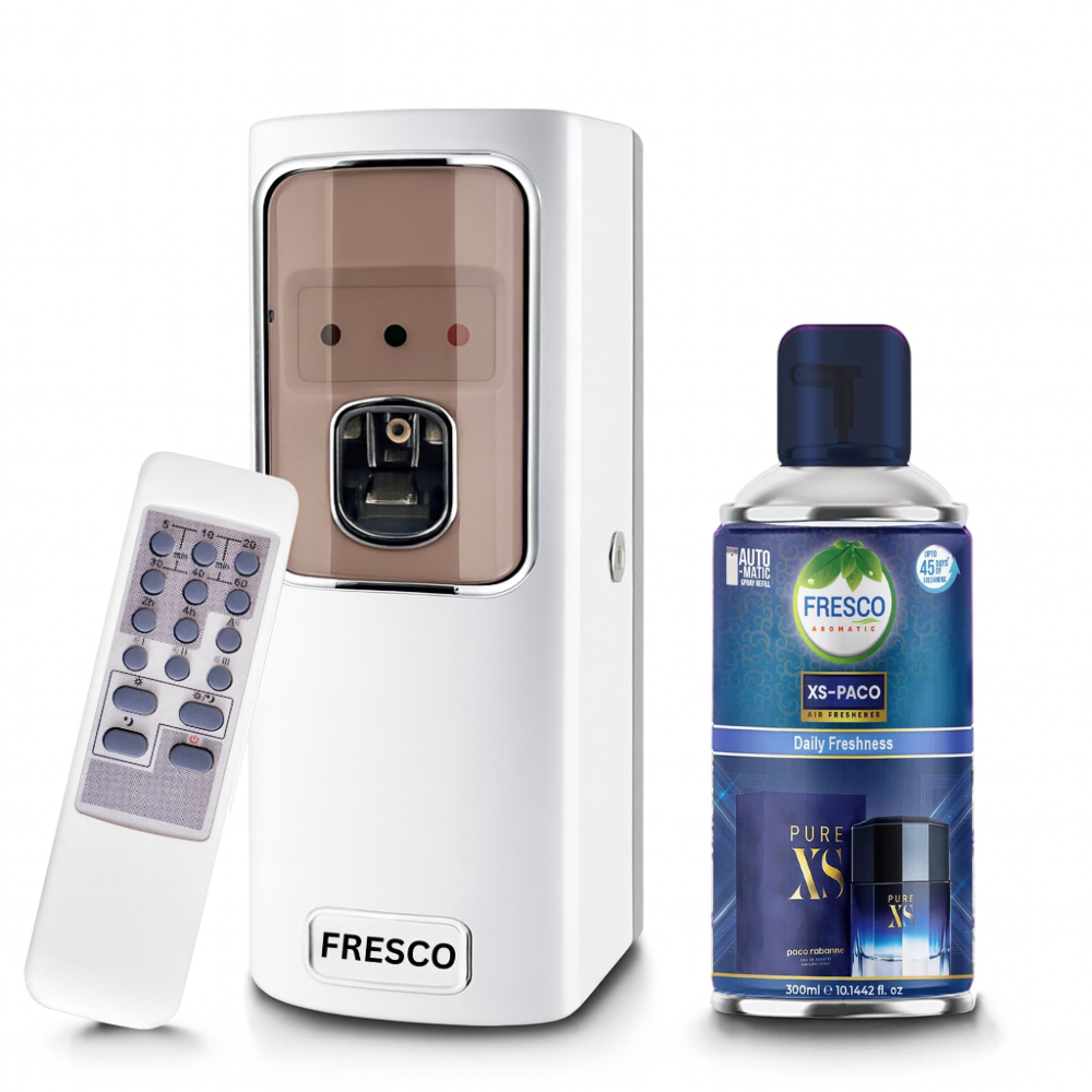 Remote Control  Air Freshener Dispenser with Free Fresco and Cells